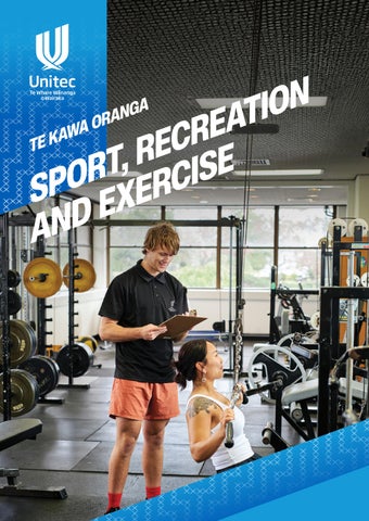 Unitec Sport, Recreation & Exercise Brochure 2027