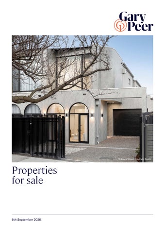 Gary Peer properties for sale | Saturday 5th September 2026