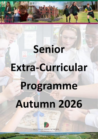 Autumn 2026 - Seniors