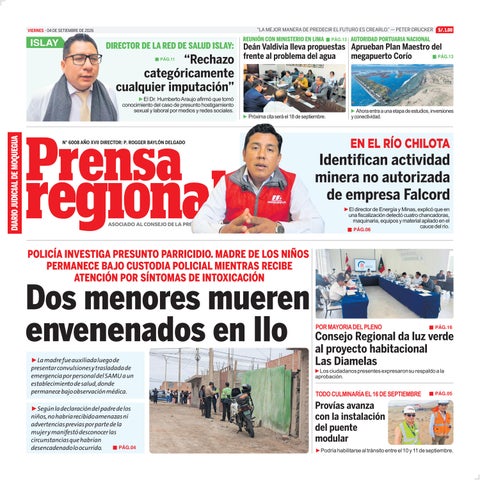 La Prensa Regional – Viernes 04 de setiembre de 2026