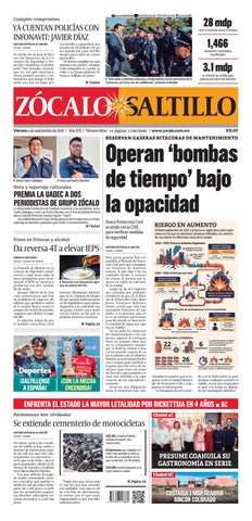 Saltillo 04 de septiembre de 2026