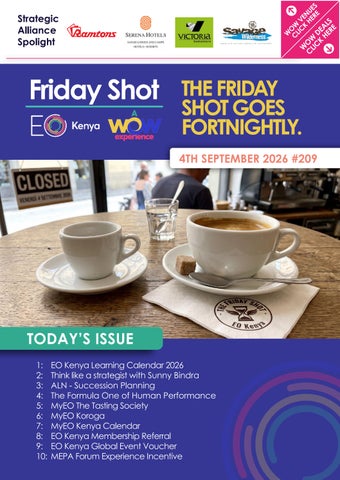 Friday Shot | Issue 209 | 4th September 2026