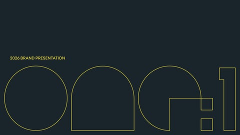 One1 Brand Presentation och Catalogue, Americas