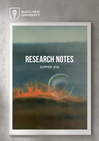 Research Notes - Summer 2026
