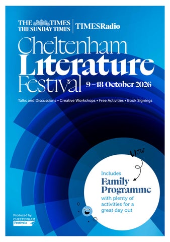 The Times and Sunday Times Literature Festival Brochure 2026