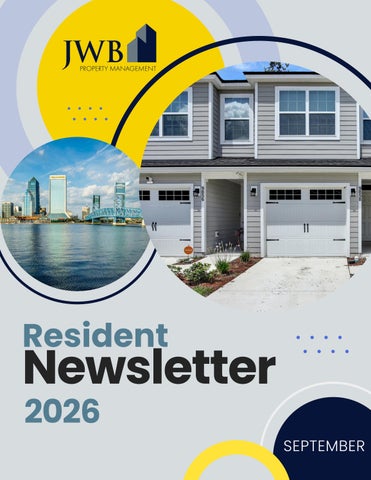 September Resident Newsletter 2026
