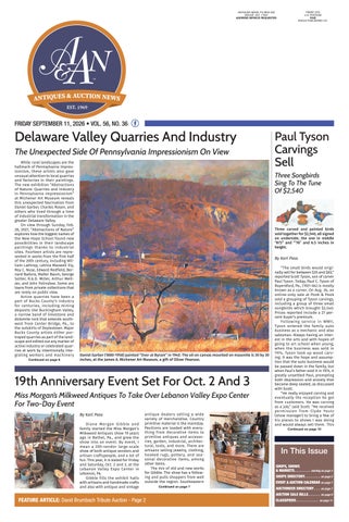 Antiques & Auction News - September 11, 2026