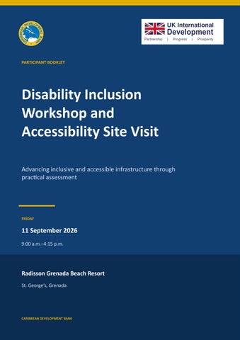 Disability Inclusion Workshop Participant Booklet Grenada