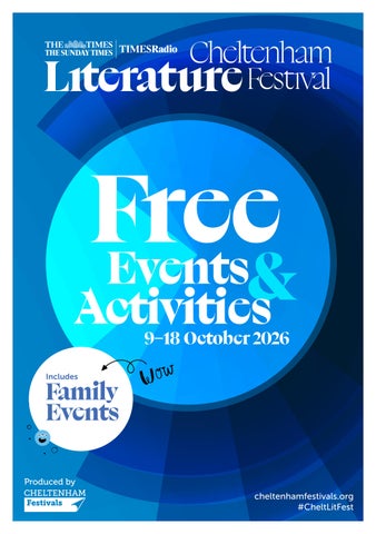 Free Events and Activities Brochure 2026