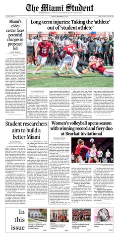 The Miami Student | September 4, 2026