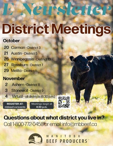 Manitoba Beef Producers E-Newsletter: September 4/2026
