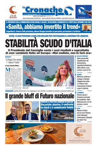 Cronache del 5 settembre 2026