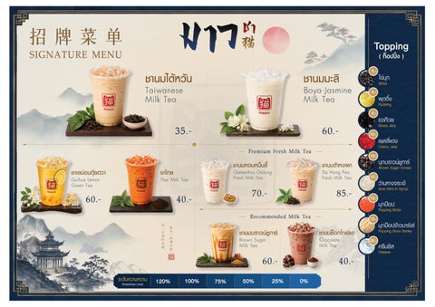 Menu ร้านมาว