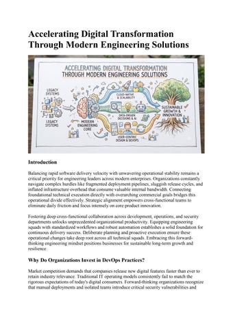 Accelerating Digital Transformation  Through Modern Engineering Solutions