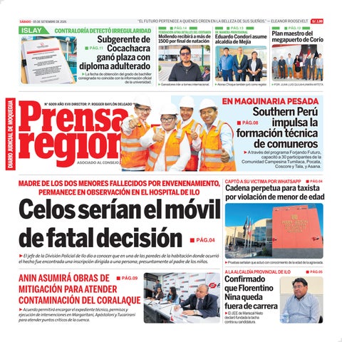 La Prensa Regional – Sábado 05 de septiembre de 2026