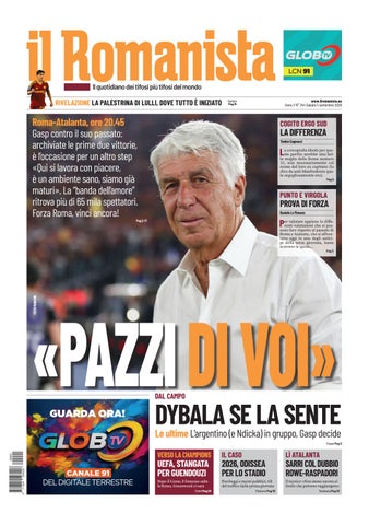 Il Romanista del 5 settembre 2026