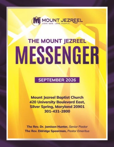 Mount Jezreel Messenger September 2026