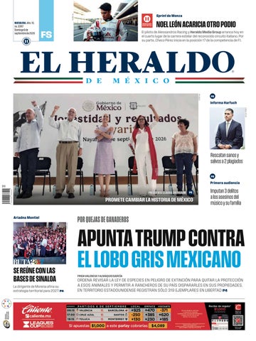 Edición impresa. Domingo 6 de septiembre de 2026