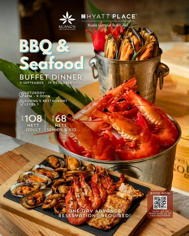 BBQ & Seafood Buffet Dinner Menu