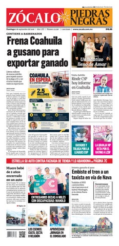 Piedras Negras 6 de septiembre de 2026