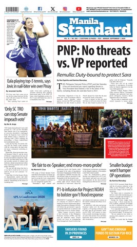 Manila Standard - 2026 September 7 - Monday