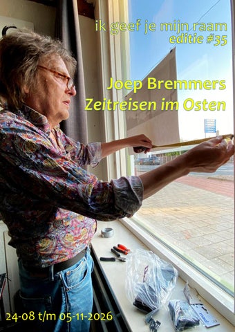 26_SYLVIA #35_JOEP BREMMERS_ik geef je mijn raam 