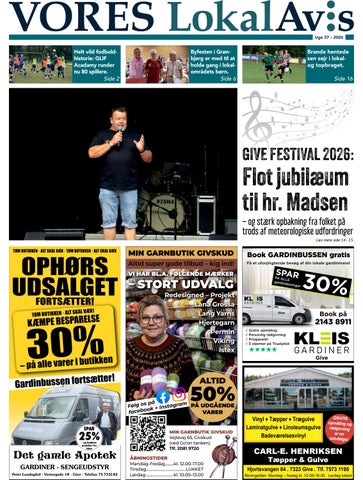 Vores LokalAvis · uge 37, 2026