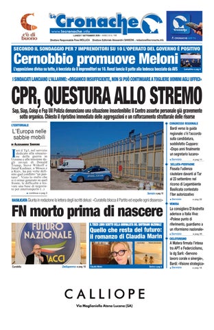 Cronache del 7 settembre 2026