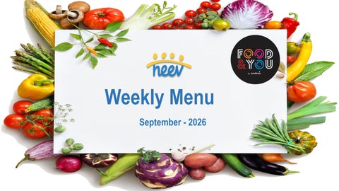 Lunch Menu September -2026