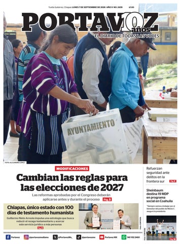 LUNES 07 DE SEPTIEMBRE DE 2026