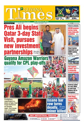 Guyana Times - Monday, September 7, 2026.