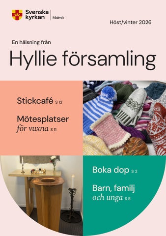 En hälsning från Hyllie församling hösten 2026