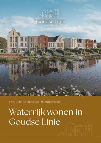Goudse Linie - verkoopbrochure