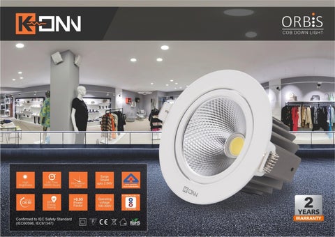 KUNDAN KONN Konn Electricals LED 灯饰目录 – Downlights × Batten 灯具 第 2 页