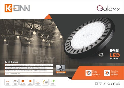 KUNDAN KONN Konn Electricals LED 灯饰目录 – Downlights × Batten 灯具 第 6 页