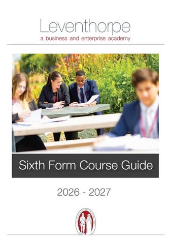 Sixth Form Course Guide for Sept 2026 Start