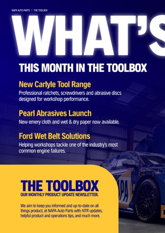 NAPA Auto Parts - The ToolBox - September 2026 第 2 页