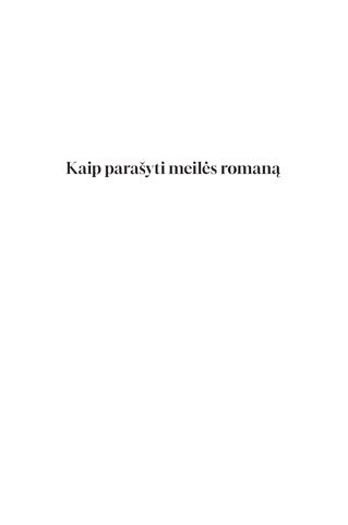 Kaip parašyti meilės romaną