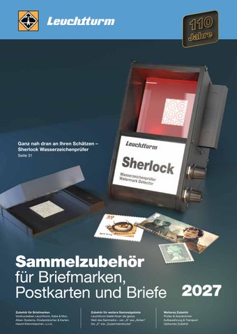 Sammelzubehör für Briefmarken, Postenkarten und Briefe DE