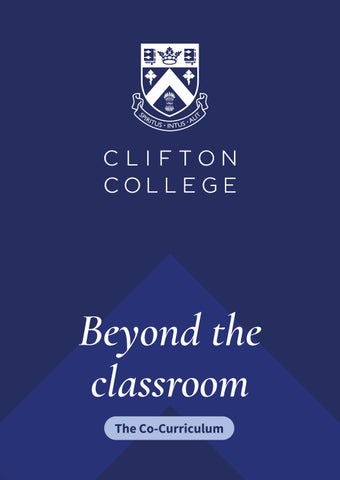 Clifton College Beyond The Classroom - The Co-Curriculum