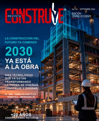 REVISTA CONSTRUYE edición Centro Occidente septiembre de 2026