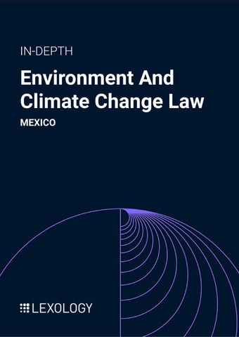 Lexology In-Depth - Environment and Climate Change Law - Environment and Climate Change Law_ Mexico