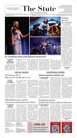 [The Stute] April 24, 2026 (Issue 24, Volume CXXIII)