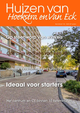 Brochure Bachstraat 132 Leiden
