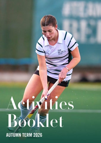 Activities Autumn 2026