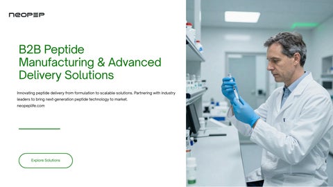B2B Peptide Manufacturing & Advanced Delivery Solutions