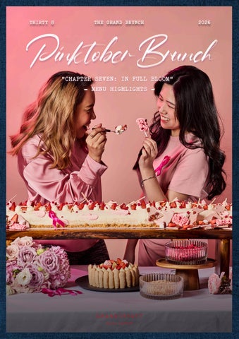 Pinktober Brunch Menu