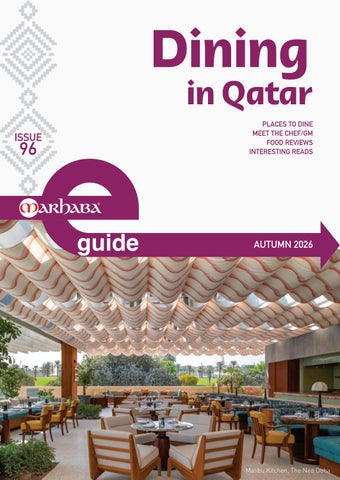 Places To Dine in Qatar: Autumn 2026