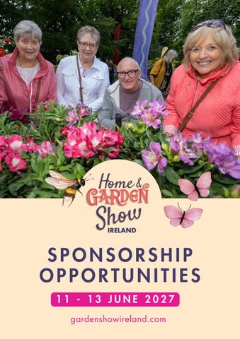 Home and Garden Show Ireland 2027 Partnership Pack 