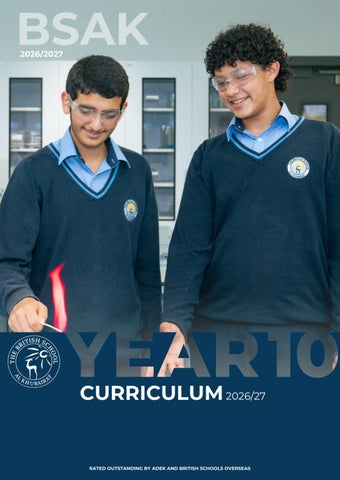 BSAK Year 10 Curriculum Handbook 2026/27